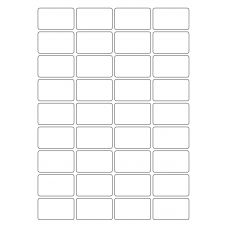 40647 - Label Size 47mm x 28.36mm - 36 label(s) per sheet 40647 - Label Size 47mm x 28.36mm - 36 label(s) per sheet