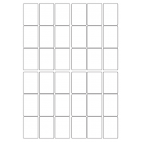 40649 - Label Size 31mm x 45mm - 36 label(s) per sheet 40649 - Label Size 31mm x 45mm - 36 label(s) per sheet