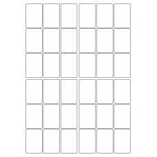 40649 - Label Size 31mm x 45mm - 36 label(s) per sheet 40649 - Label Size 31mm x 45mm - 36 label(s) per sheet