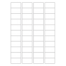 40651 - Label Size 45mm x 25mm - 44 label(s) per sheet 40651 - Label Size 45mm x 25mm - 44 label(s) per sheet