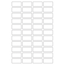 40652 - Label Size 43mm x 21mm - 44 label(s) per sheet 40652 - Label Size 43mm x 21mm - 44 label(s) per sheet