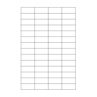 40653 - Label Size 42mm x 18mm - 56 label(s) per sheet 40653 - Label Size 42mm x 18mm - 56 label(s) per sheet