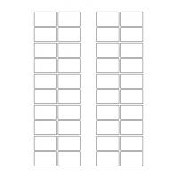 40655 - Label Size 38mm x 24mm - 40 label(s) per sheet 40655 - Label Size 38mm x 24mm - 40 label(s) per sheet