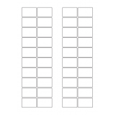 40655 - Label Size 38mm x 24mm - 40 label(s) per sheet 40655 - Label Size 38mm x 24mm - 40 label(s) per sheet