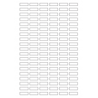40657 - Label Size 25mm x 8mm - 114 label(s) per sheet 40657 - Label Size 25mm x 8mm - 114 label(s) per sheet