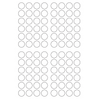 40669 - Label Size 19mm dia - 96 label(s) per sheet 40669 - Label Size 19mm dia - 96 label(s) per sheet
