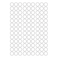 40670 - Label Size 18mm dia - 117 label(s) per sheet 40670 - Label Size 18mm dia - 117 label(s) per sheet