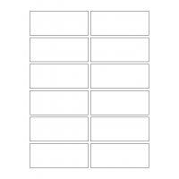 40672 - Label Size 97mm x 40mm - 12 label(s) per sheet 40672 - Label Size 97mm x 40mm - 12 label(s) per sheet