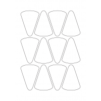 40678 - Label Size 54mm x 75mm - 12 label(s) per sheet 40678 - Label Size 54mm x 75mm - 12 label(s) per sheet