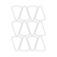 40678 - Label Size 54mm x 75mm - 12 label(s) per sheet 40678 - Label Size 54mm x 75mm - 12 label(s) per sheet