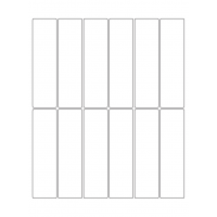 40682 - Label Size 33mm x 122mm - 12 label(s) per sheet 40682 - Label Size 33mm x 122mm - 12 label(s) per sheet