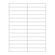 40685 - Label Size 99mm x 20mm - 26 label(s) per sheet 40685 - Label Size 99mm x 20mm - 26 label(s) per sheet