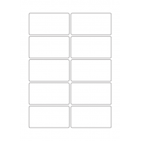 40686 - Label Size 85mm x 45mm - 10 label(s) per sheet 40686 - Label Size 85mm x 45mm - 10 label(s) per sheet