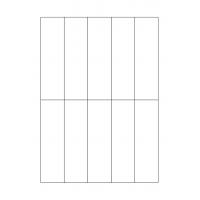 40691 - Label Size 35mm x 123mm - 10 label(s) per sheet 40691 - Label Size 35mm x 123mm - 10 label(s) per sheet