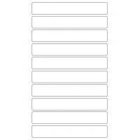 40695 - Label Size 160mm x 25mm - 10 label(s) per sheet 40695 - Label Size 160mm x 25mm - 10 label(s) per sheet