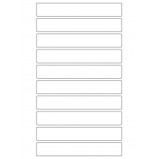 40695 - Label Size 160mm x 25mm - 10 label(s) per sheet 40695 - Label Size 160mm x 25mm - 10 label(s) per sheet