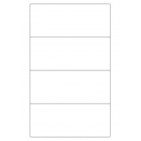 40697 - Label Size 170mm x 70mm - 4 label(s) per sheet 40697 - Label Size 170mm x 70mm - 4 label(s) per sheet