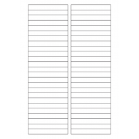 40706 - Label Size 85mm x 11mm - 50 label(s) per sheet 40706 - Label Size 85mm x 11mm - 50 label(s) per sheet