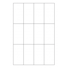 40707 - Label Size 45mm x 90mm - 12 label(s) per sheet 40707 - Label Size 45mm x 90mm - 12 label(s) per sheet