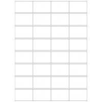 40709 - Label Size 52.5mm x 33.5mm - 32 label(s) per sheet 40709 - Label Size 52.5mm x 33.5mm - 32 label(s) per sheet