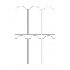 40714 - Label Size 54mm x 121mm - 6 label(s) per sheet 40714 - Label Size 54mm x 121mm - 6 label(s) per sheet