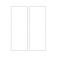 40716 - Label Size 85mm x 230mm - 2 label(s) per sheet 40716 - Label Size 85mm x 230mm - 2 label(s) per sheet