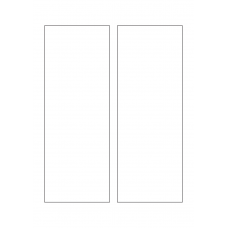 40716 - Label Size 85mm x 230mm - 2 label(s) per sheet 40716 - Label Size 85mm x 230mm - 2 label(s) per sheet