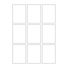 40723 - Label Size 57.8mm x 81.2mm - 9 label(s) per sheet 40723 - Label Size 57.8mm x 81.2mm - 9 label(s) per sheet