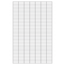 40727 - Label Size 25.431mm x 6.376mm - 308 label(s) per sheet 40727 - Label Size 25.431mm x 6.376mm - 308 label(s) per sheet