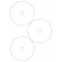 40728 - Label Size 115mm dia - 3 label(s) per sheet 40728 - Label Size 115mm dia - 3 label(s) per sheet