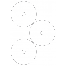 40728 - Label Size 115mm dia - 3 label(s) per sheet 40728 - Label Size 115mm dia - 3 label(s) per sheet
