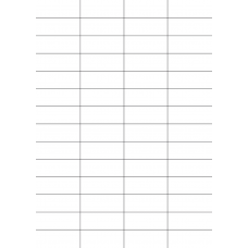 40729 - Label Size 52mm x 21mm - 56 label(s) per sheet 40729 - Label Size 52mm x 21mm - 56 label(s) per sheet