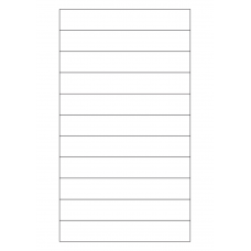 40732 - Label Size 155mm x 25mm - 11 label(s) per sheet 40732 - Label Size 155mm x 25mm - 11 label(s) per sheet