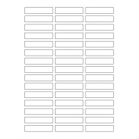 40737 - Label Size 60mm x 13mm - 45 label(s) per sheet 40737 - Label Size 60mm x 13mm - 45 label(s) per sheet
