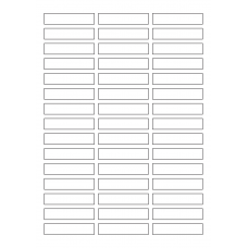 40737 - Label Size 60mm x 13mm - 45 label(s) per sheet 40737 - Label Size 60mm x 13mm - 45 label(s) per sheet