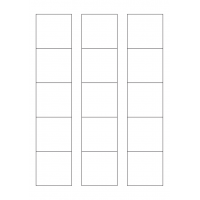 40740 - Label Size 53mm x 51mm - 15 label(s) per sheet 40740 - Label Size 53mm x 51mm - 15 label(s) per sheet