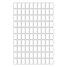 40742 - Label Size 15.8mm x 25.4mm - 100 label(s) per sheet 40742 - Label Size 15.8mm x 25.4mm - 100 label(s) per sheet