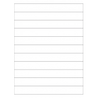 40745 - Label Size 210mm x 25mm - 11 label(s) per sheet 40745 - Label Size 210mm x 25mm - 11 label(s) per sheet