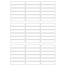 40747 - Label Size 66mm x 13mm - 54 label(s) per sheet 40747 - Label Size 66mm x 13mm - 54 label(s) per sheet