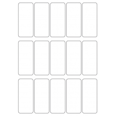 40749 - Label Size 38mm x 88mm - 15 label(s) per sheet 40749 - Label Size 38mm x 88mm - 15 label(s) per sheet