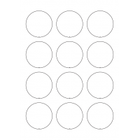 40750 - Label Size 56mm x 56mm - 12 label(s) per sheet 40750 - Label Size 56mm x 56mm - 12 label(s) per sheet