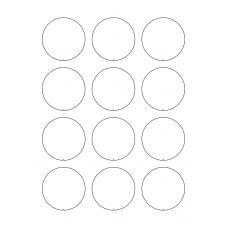 40750 - Label Size 56mm x 56mm - 12 label(s) per sheet 40750 - Label Size 56mm x 56mm - 12 label(s) per sheet