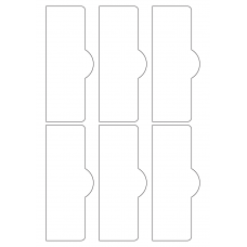 40753 - Label Size 57mm x 140mm - 6 label(s) per sheet 40753 - Label Size 57mm x 140mm - 6 label(s) per sheet