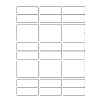 40754 - Label Size 63.5mm x 24mm - 30 label(s) per sheet 40754 - Label Size 63.5mm x 24mm - 30 label(s) per sheet