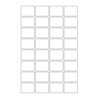 40755 - Label Size 40mm x 30mm - 32 label(s) per sheet 40755 - Label Size 40mm x 30mm - 32 label(s) per sheet