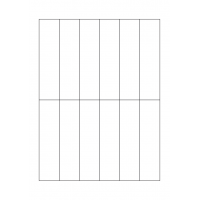 40759 - Label Size 30mm x 120mm - 12 label(s) per sheet 40759 - Label Size 30mm x 120mm - 12 label(s) per sheet