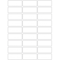 40762 - Label Size 70mm x 28mm - 27 label(s) per sheet 40762 - Label Size 70mm x 28mm - 27 label(s) per sheet