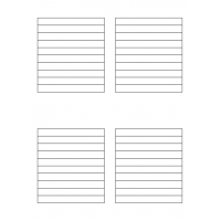 40763 - Label Size 90mm x 10mm - 40 label(s) per sheet 40763 - Label Size 90mm x 10mm - 40 label(s) per sheet