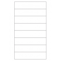 40767 - Label Size 155mm x 35mm - 8 label(s) per sheet 40767 - Label Size 155mm x 35mm - 8 label(s) per sheet