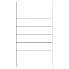 40767 - Label Size 155mm x 35mm - 8 label(s) per sheet 40767 - Label Size 155mm x 35mm - 8 label(s) per sheet